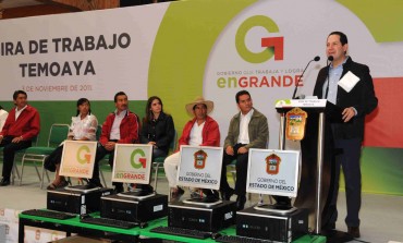 Eruviel Ávila refrenda su respaldo a los Temoayenses
