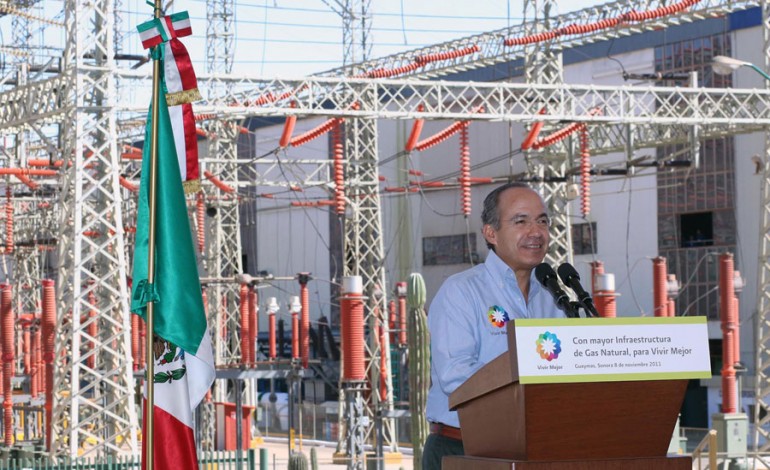 Anuncia Felipe Calderón Estrategia para Mercado de Gas Natural