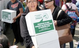 Inicia en Ecatepec la entrega de canastas alimenticias 2012