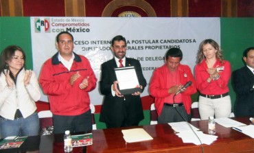Delegados designan a José Rangel Espinosa precandidato a diputado federal por el III Distrito