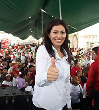 Total respaldo a Olga Pérez Sanabria