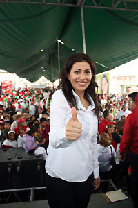 Total respaldo a Olga Pérez Sanabria