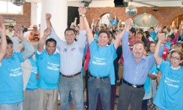 Priistas se adhieren al proyecto de Isidro Sánchez, abanderado de Acción Nacional