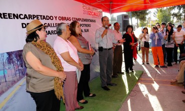 Karim Carvallo inaugura las primeras obras públicas de su administración