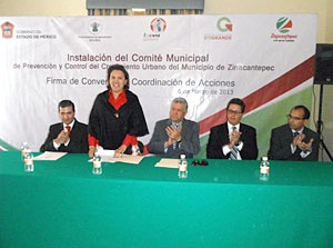 Ordenamiento Urbano, prioridad en Zinacantepec