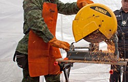 Destruyen armas de fuego