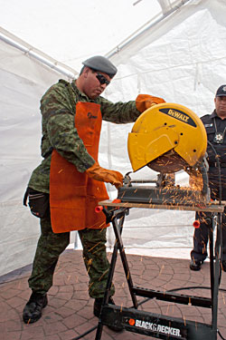 Destruyen armas de fuego