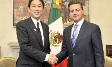Se reúne Enrique Peña con Canciller de Japón, Fumio Kishida