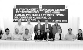 Rinde Protesta  Consejo Municipal de Protección Civil de San Mateo Atenco