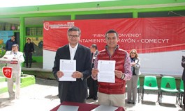 ﻿En un hecho sin precedentes, Rayón firma convenio con el COMECYT