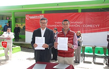 ﻿En un hecho sin precedentes, Rayón firma convenio con el COMECYT