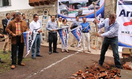 Francisco Reynoso inicia construcción de la Plaza Santa María