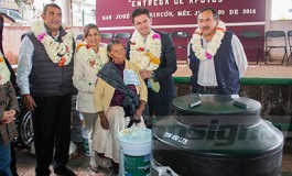 Entregan apoyos para dignificar 48 Comedores Comunitarios, En San José del Rincón