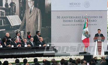 En Atlacomulco,conmemoran 50 aniversario luctuoso de Isidro Fabela