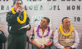 Supervisan camino e inician 5 obras de electrificación en beneficio de la etnia Otomí