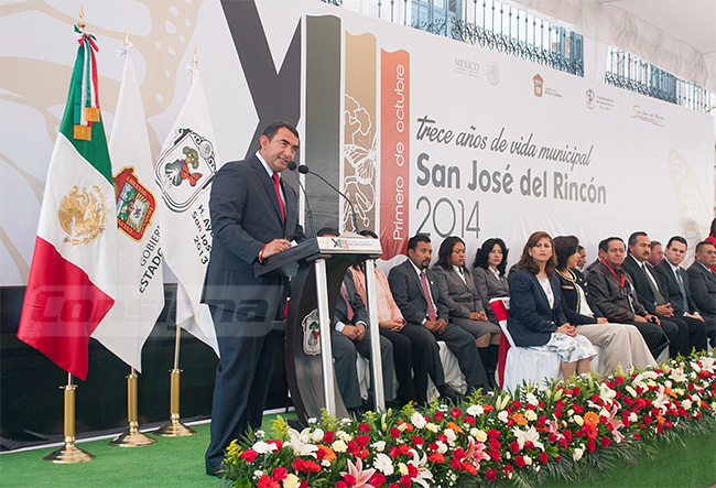 La historia ha escrito la transformación de San José del Rincón: Sergio Velasco