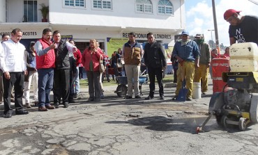 Inicia en Ocoyoacac Programa de Bacheo con una inversión de 6 mdp