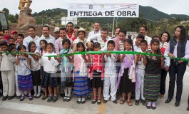 Alcalde de Otzolotepec  entrega y supervisa obras por más de 21 millones de pesos