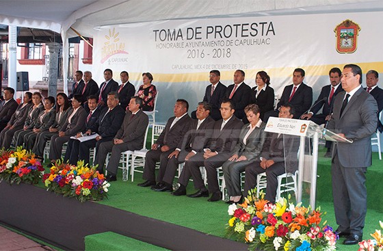 Con Eduardo Neri comienza una etapa de transformación para Capulhuac