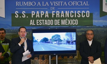 EAV da a conocer avances de preparativos para visita del Papa Francisco al Edoméx
