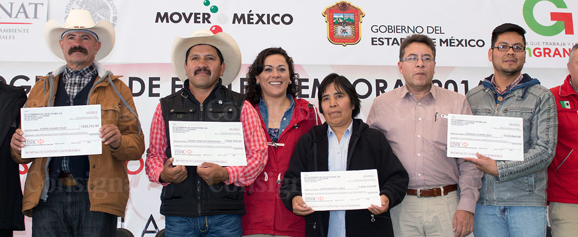 Atlacomulco, sede de la entrega de apoyos del Programa Empleo Temporal
