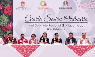 Anna Chimal  Velasco apertura la Alameda Central de Atlacomulco