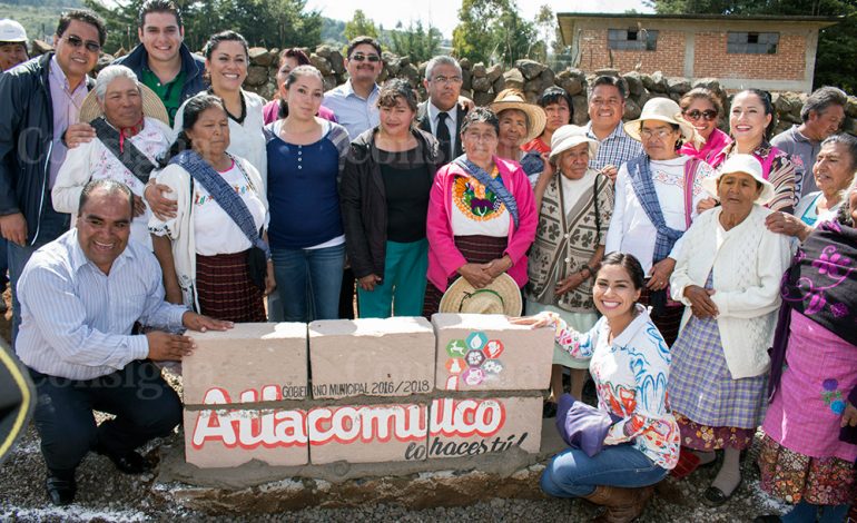Anna María Chimal inicia obras en 6 comunidades