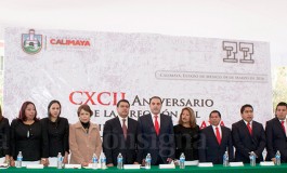 Armando Levi Torres convoca a consolidar la grandeza de Calimaya con esfuerzo y dedicación
