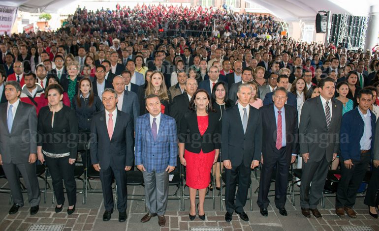 Carolina Monroy presentó su primer informe legislativo
