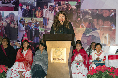 Rinde Diana Pérez Primer Informe de Resultados