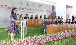 Atlacomulco, lugar de grandeza; de riqueza histórica y cultural; de tradición y de progreso: Anna María Chimal Velasco