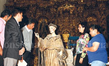 Boris López pone en marcha Proyecto de Conservación y Restauración del Retablo de la Parroquia de San Bartolomé