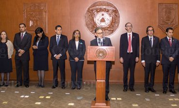 Presentó rector Barrera Baca a integrantes de su gabinete