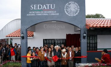 Inaugura Diana Pérez casa ejidal de San Pedro Atlapulco
