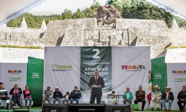 Apolinar Escobedo rinde cuentas a los temoayenses