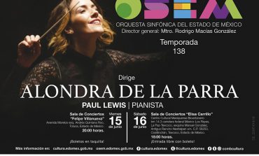 Llega a Edoméx Alondra de la Parra para dirigir a la OSEM