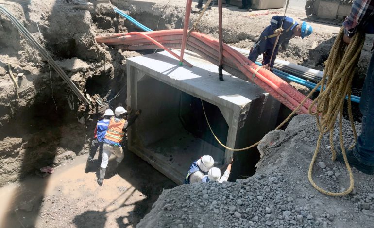 Supervisa César Serrano obras para mitigar inundaciones en San Mateo Atenco
