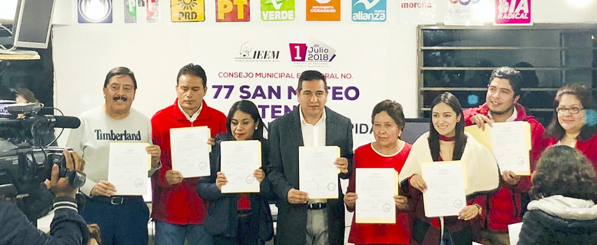 Voto por voto confirma a César Serrano como triunfador en San Mateo Atenco