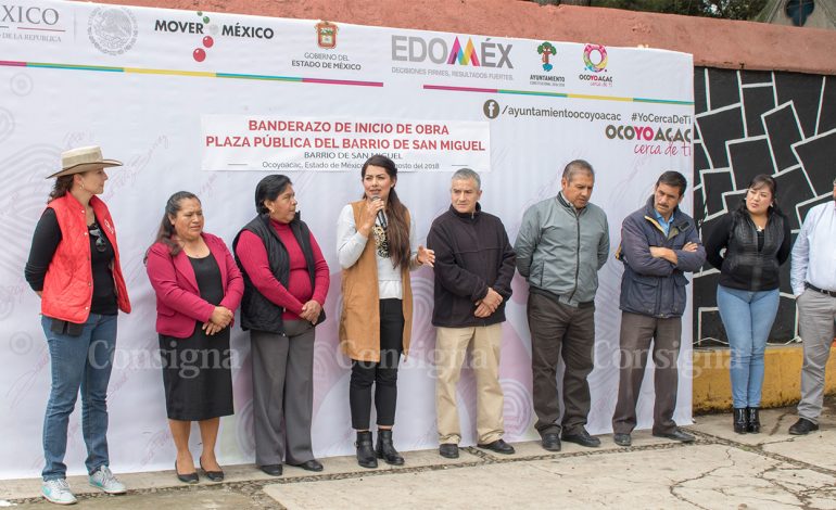 Con más obras, Diana Pérez consolida el progreso de Ocoyoacac