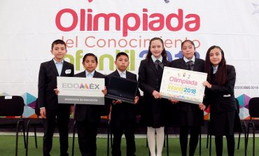 Reconoce gobierno estatal a ganadores de la Olimpiada del Conocimiento Infantil 2018