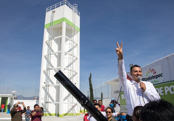 En Otzolotepec, Boris López inaugura obra hidráulica con una inversión superior a los 10 mdp