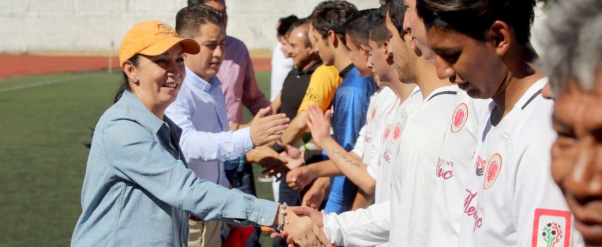 Apoyo total al deporte en Metepec