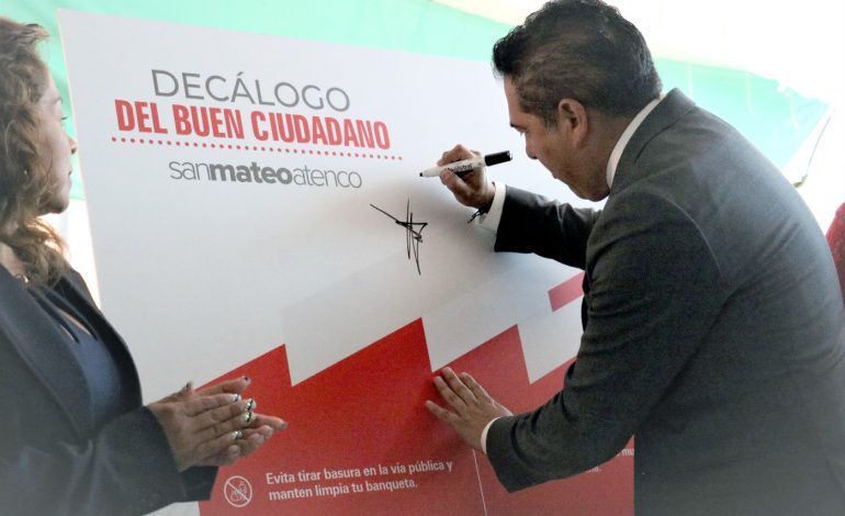 San Mateo Atenco cuenta con Decálogo Ciudadano