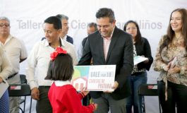 Entrega César Serrano 1.8 mdp en material para rehabilitar escuelas