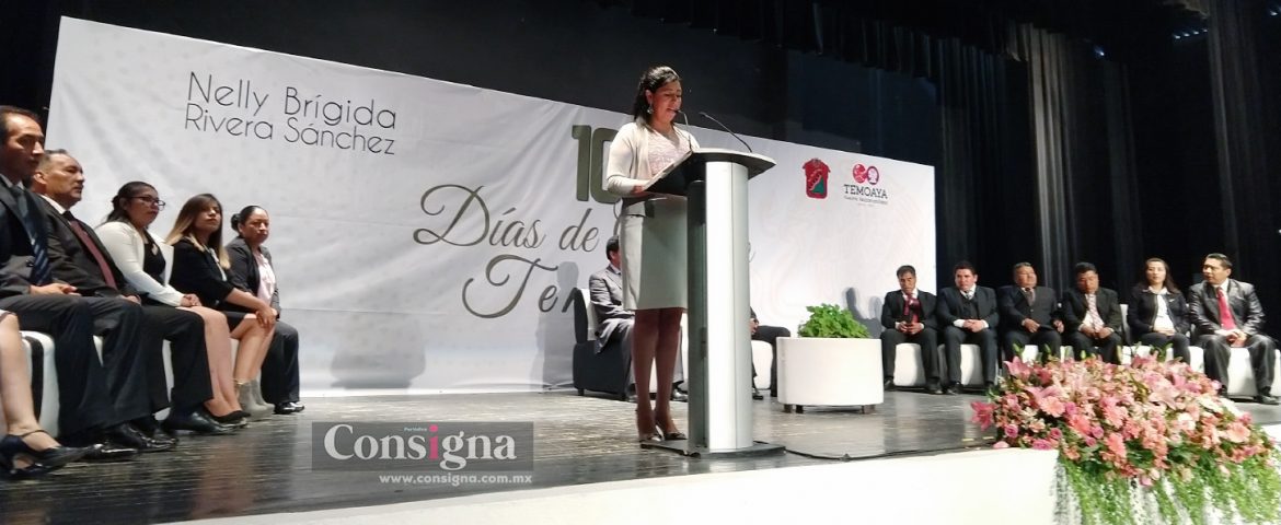 Cimentamos las bases para lograr la transformación de Temoaya: Nelly Rivera