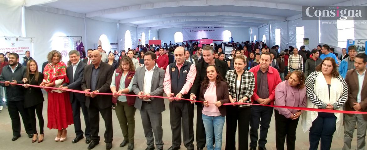 Más de 600 vacantes ofrece la Primera Feria de Empleo en Zinacantepec