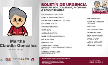 Activan “Alerta Plateada Edoméx” para búsqueda y localización de adultos mayores