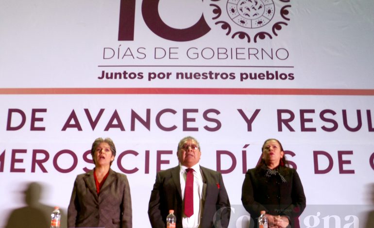 Con un llamado al trabajo en equipo y manejo transparente de los recursos, Alfredo Baltazar rindió informe de 100 días