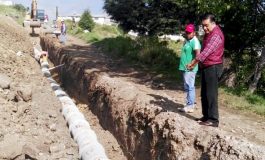 Luis Maya supervisa obras en Almoloya de Juárez