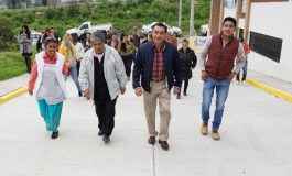 Luis Maya Doro cumple compromiso de campaña en la Cabecera primera sección